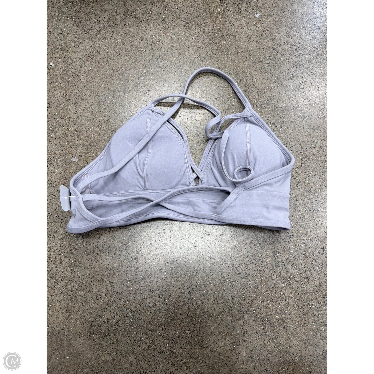 Athletic Bra By Lululemon In Grey, Size: 10