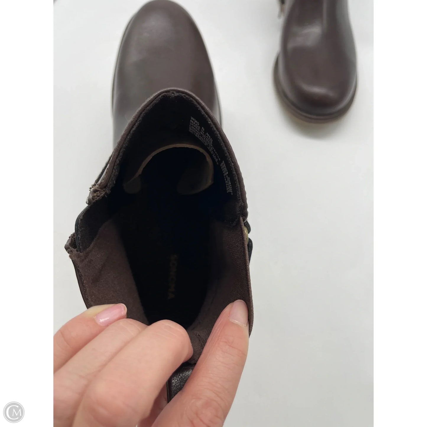 Boots Ankle Flats By Sonoma In Brown, Size: 8
