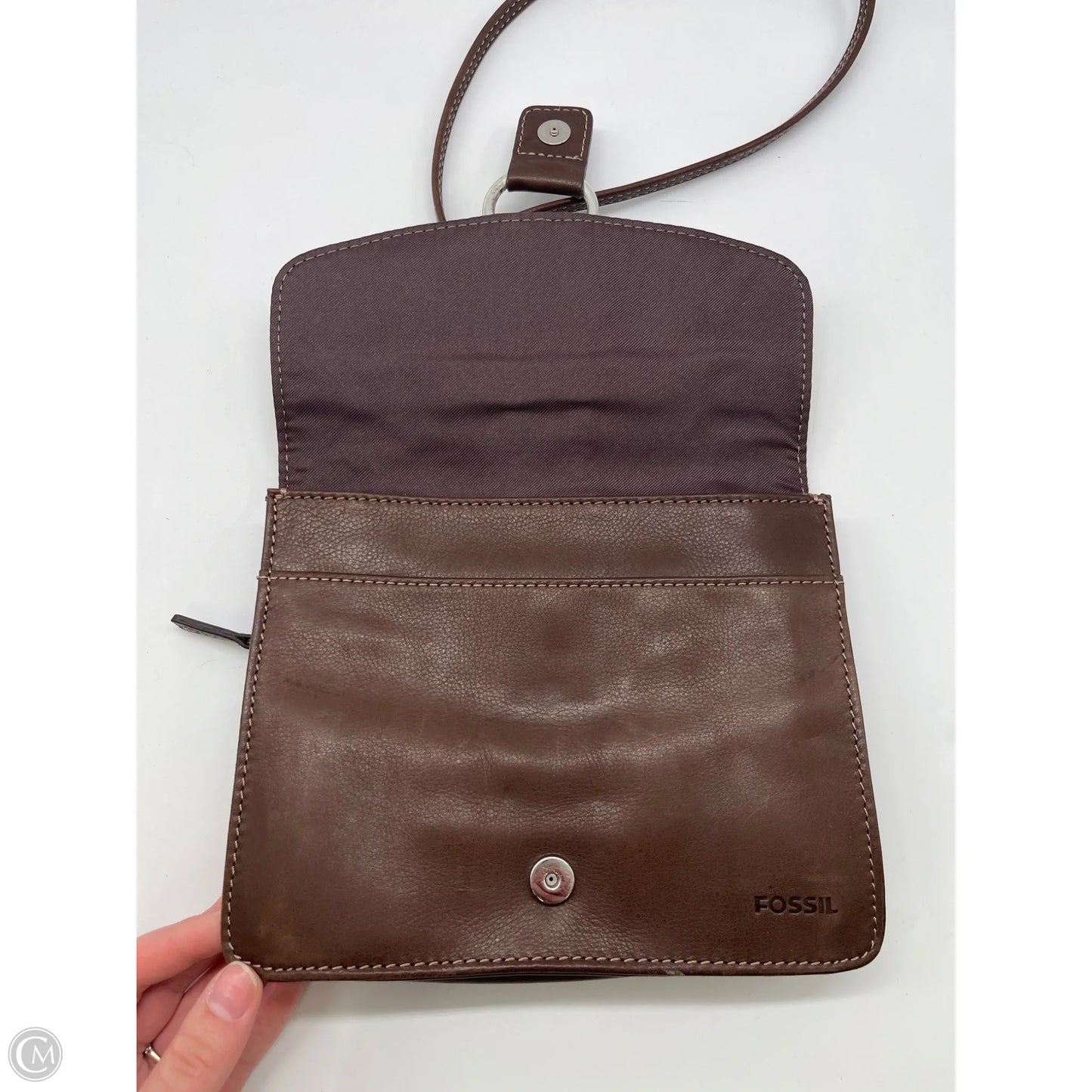Handbag By Fossil, Size: Medium