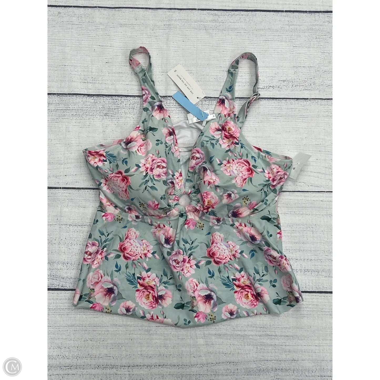Swimsuit By Cupshe In Green, Size: 3x