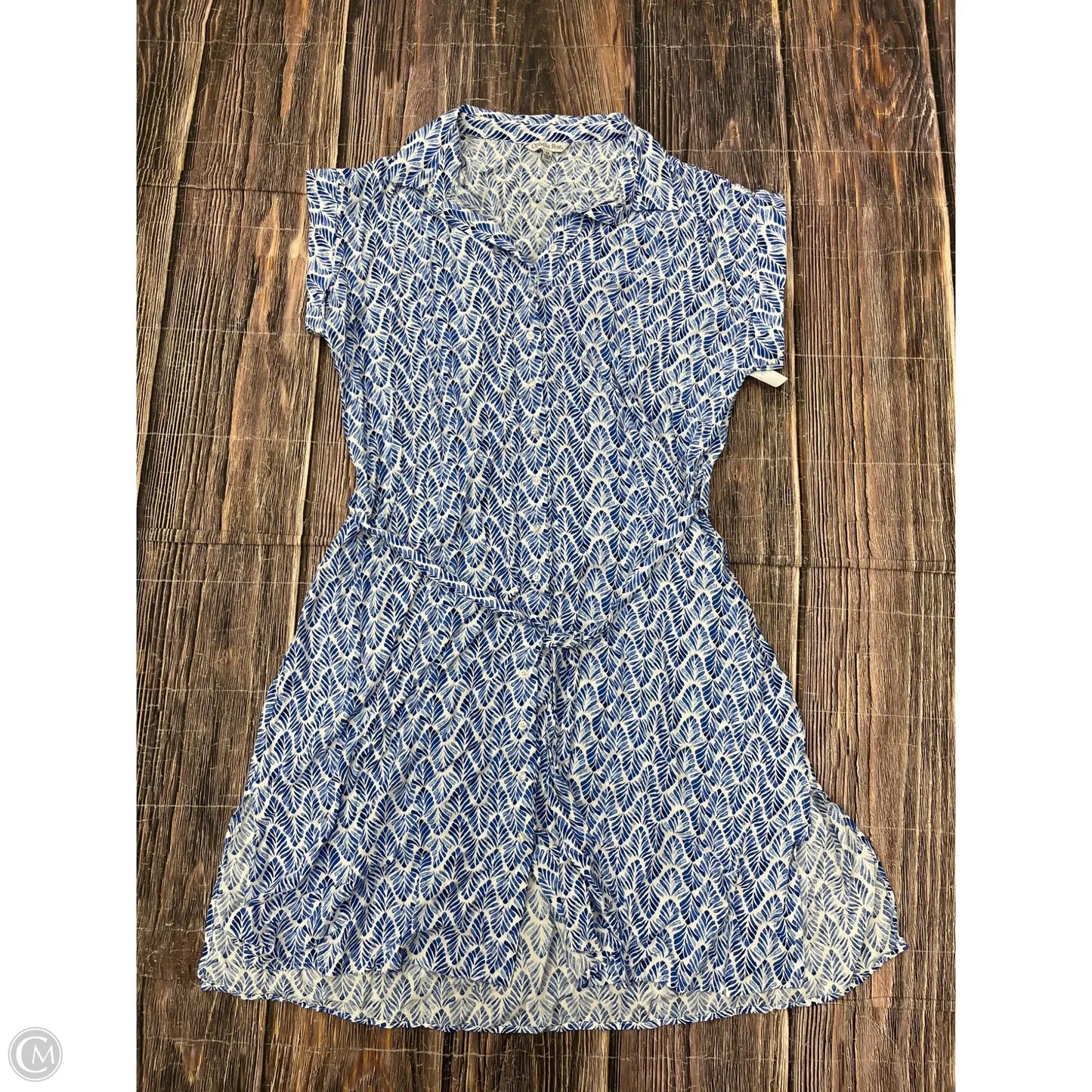 Dress Casual Short By Ophelia Roe In Blue, Size: 1x