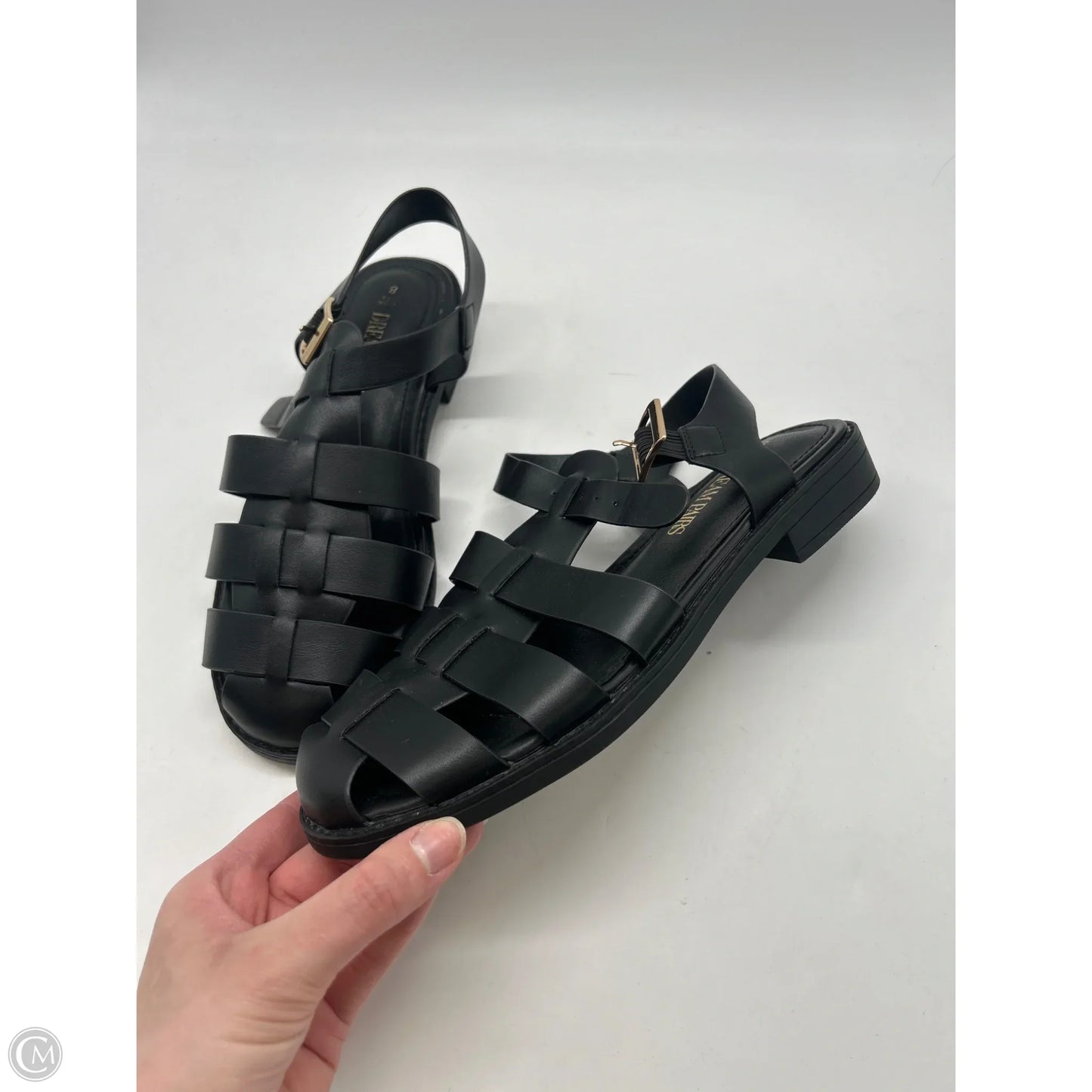 Sandals Flats By Dream Pairs In Black, Size: 8