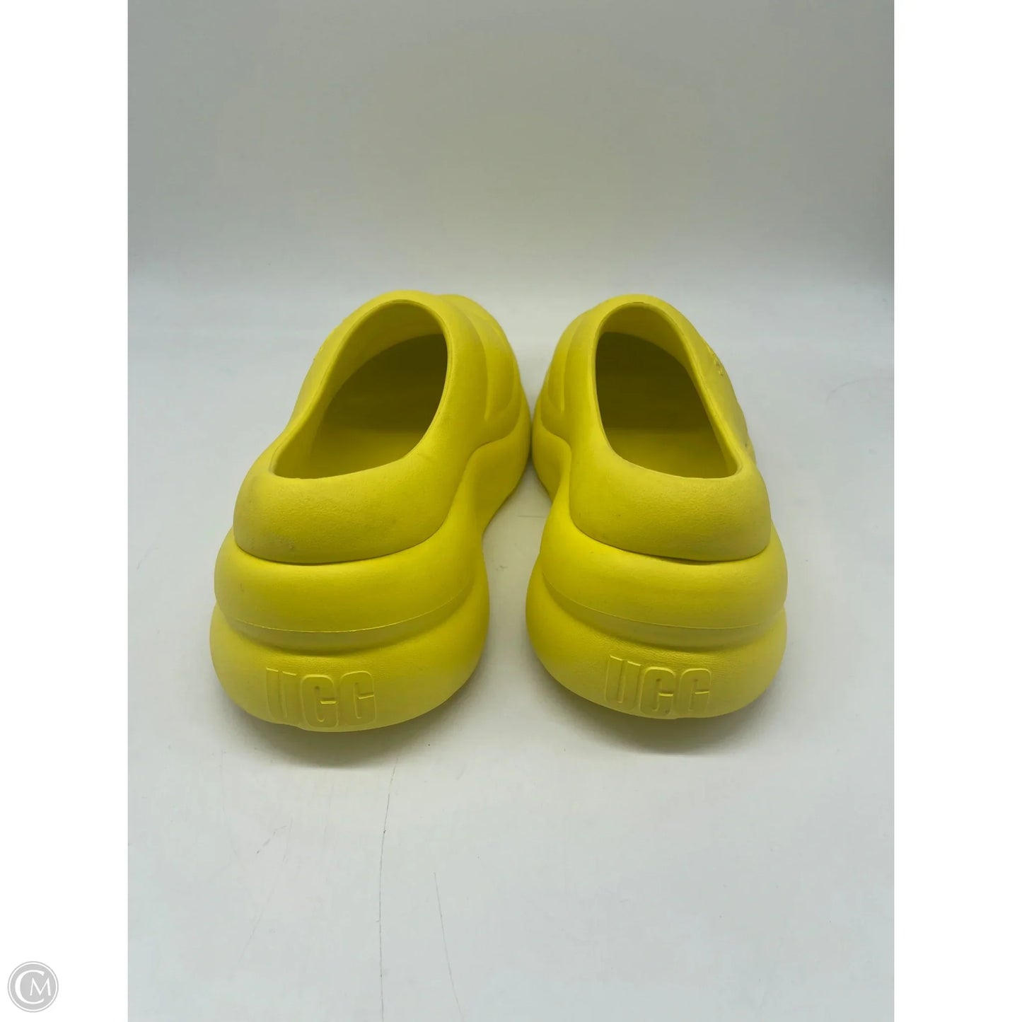 Sandals Designer By Ugg In Yellow, Size: 8