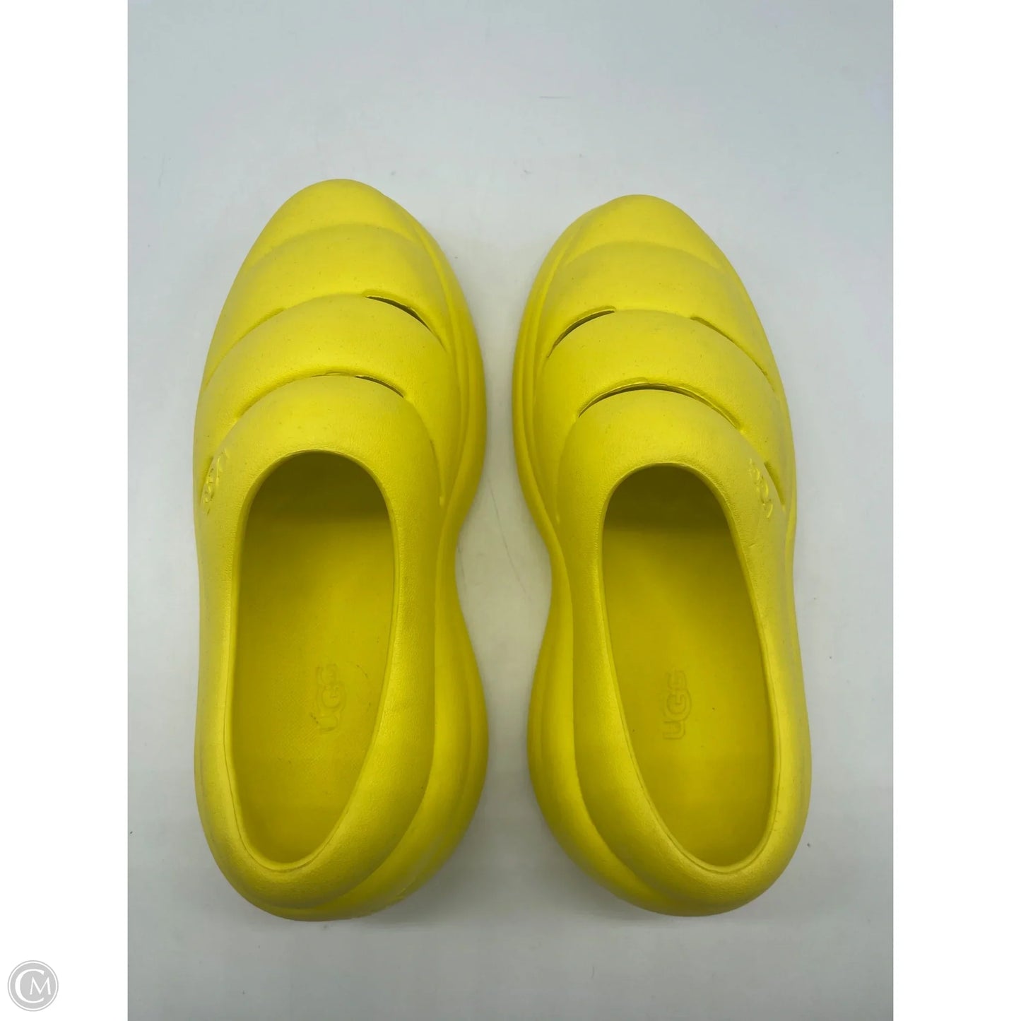 Sandals Designer By Ugg In Yellow, Size: 8