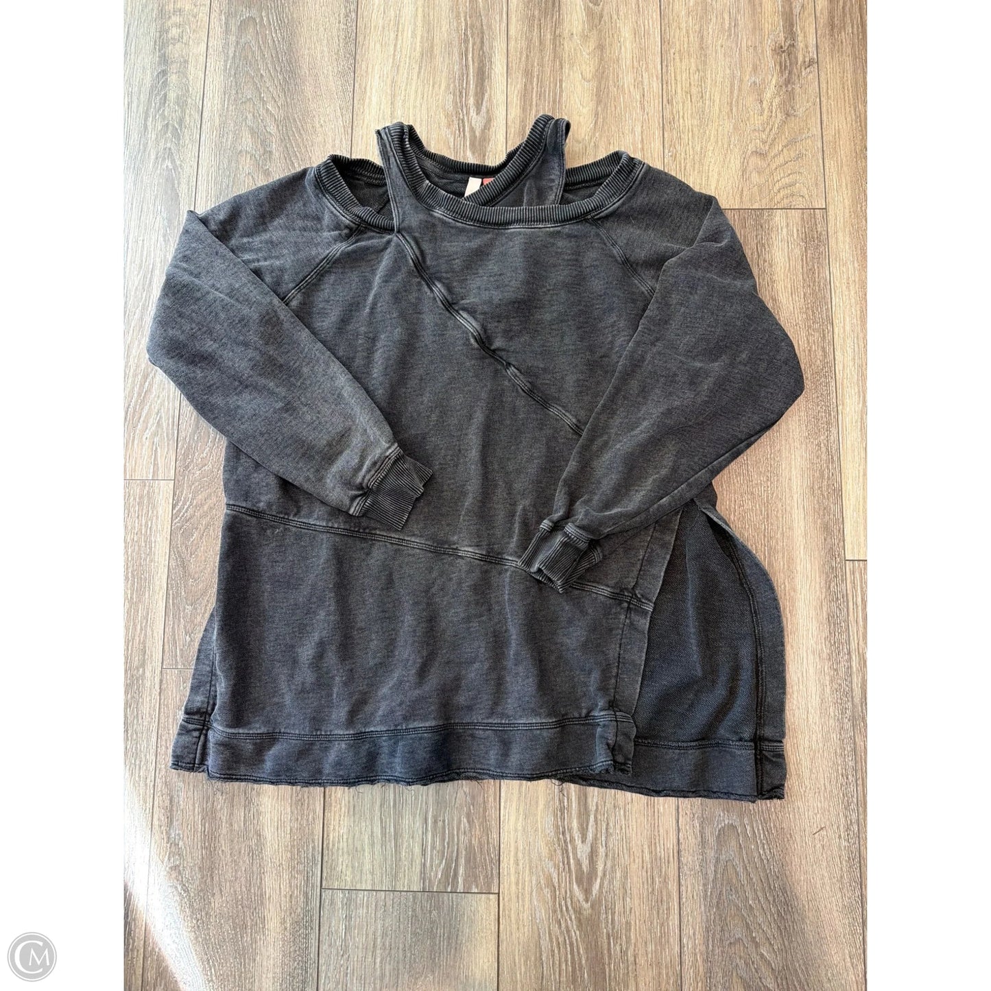 Sweatshirt Crewneck By Pilcro In Black, Size: S