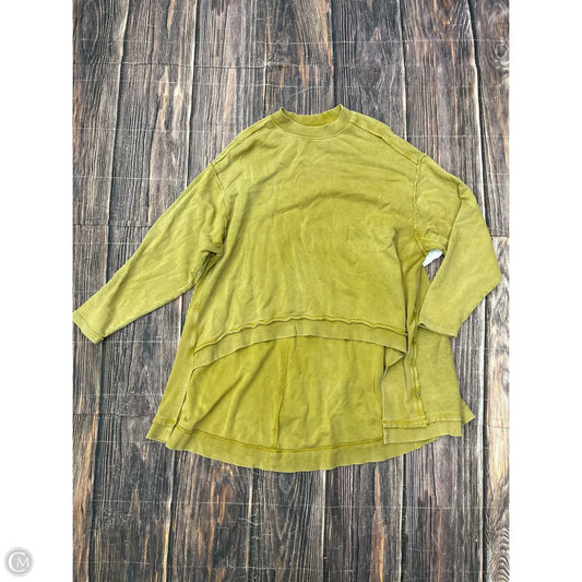 Sweatshirt Crewneck By Wilo In Yellow, Size: S