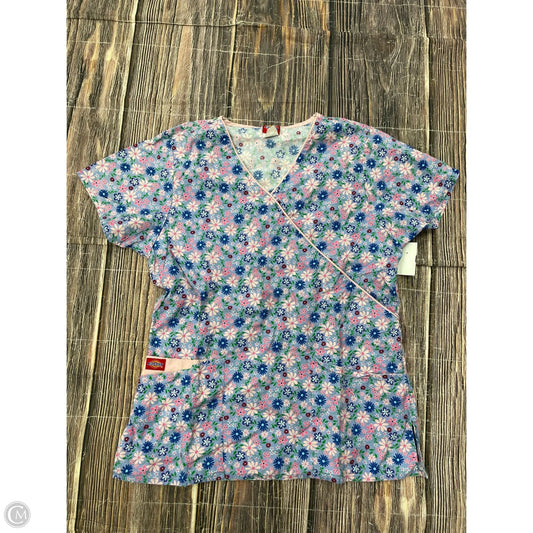 Top Short Sleeve By Dickies In Blue, Size: S