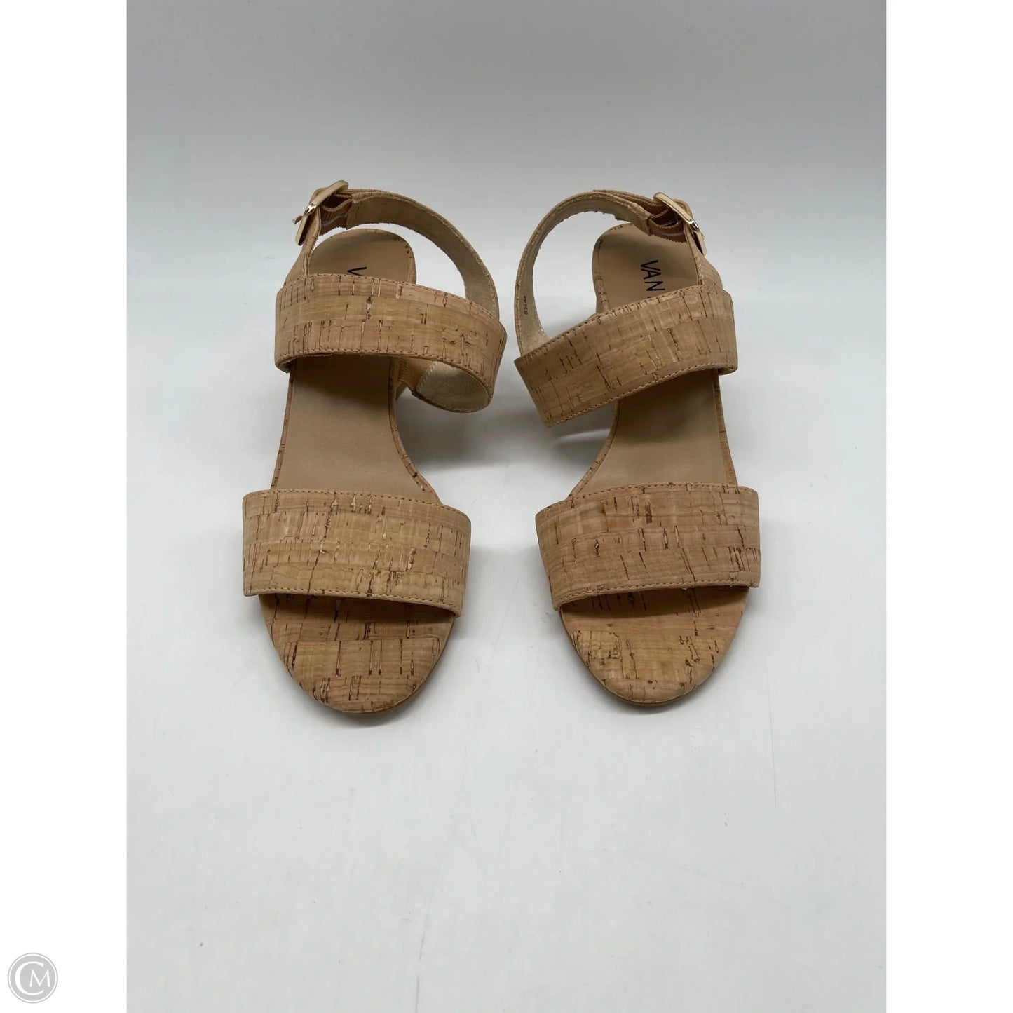 Shoes Heels Block By Vaneli In Tan, Size: 5.5