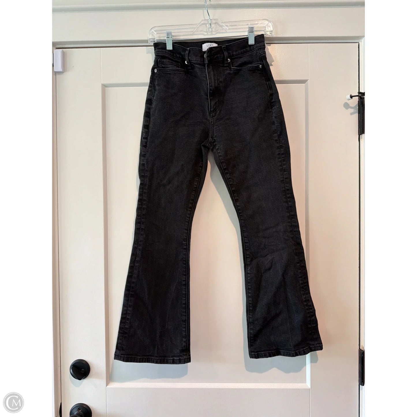 Jeans Skinny By Loft In Black, Size: 2p