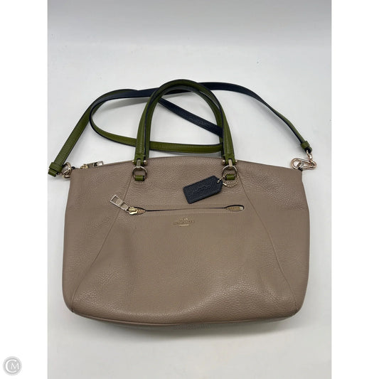 Handbag Designer By Coach, Size: Medium