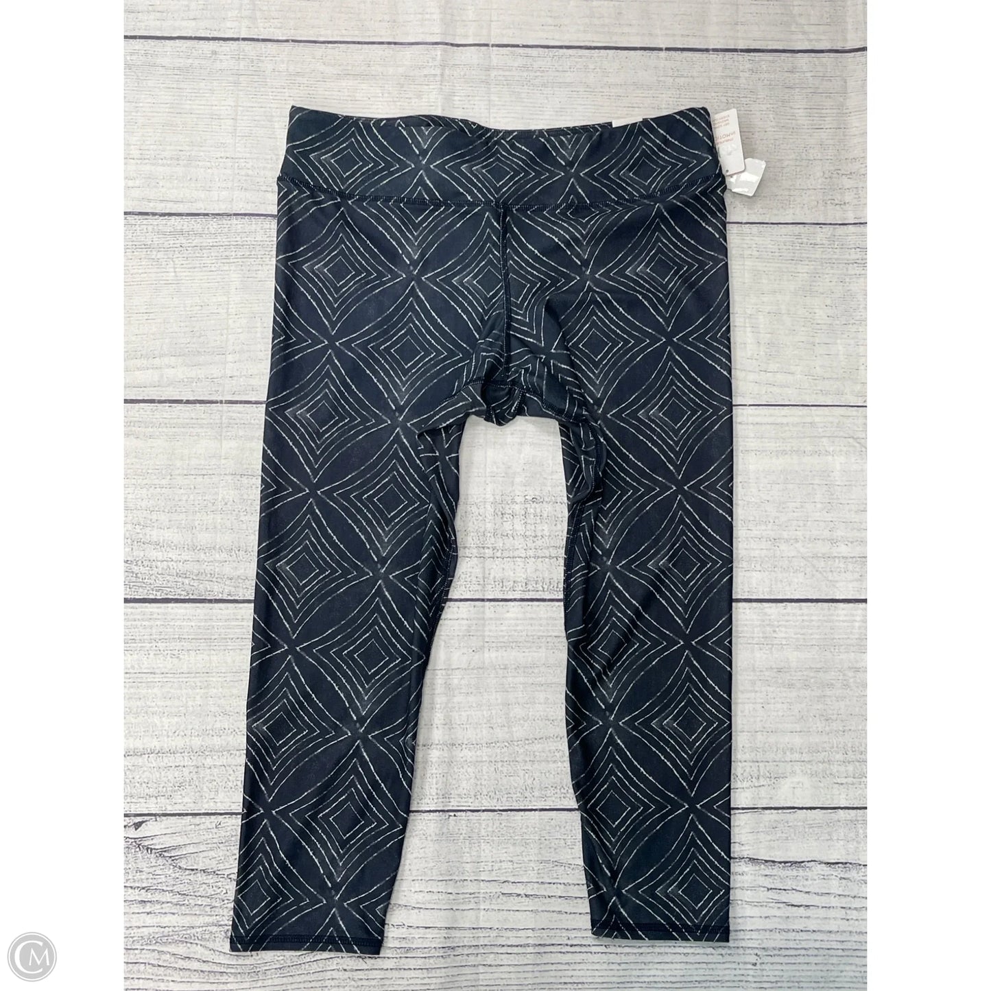 Athletic Leggings By Maurices In Grey, Size: 1x