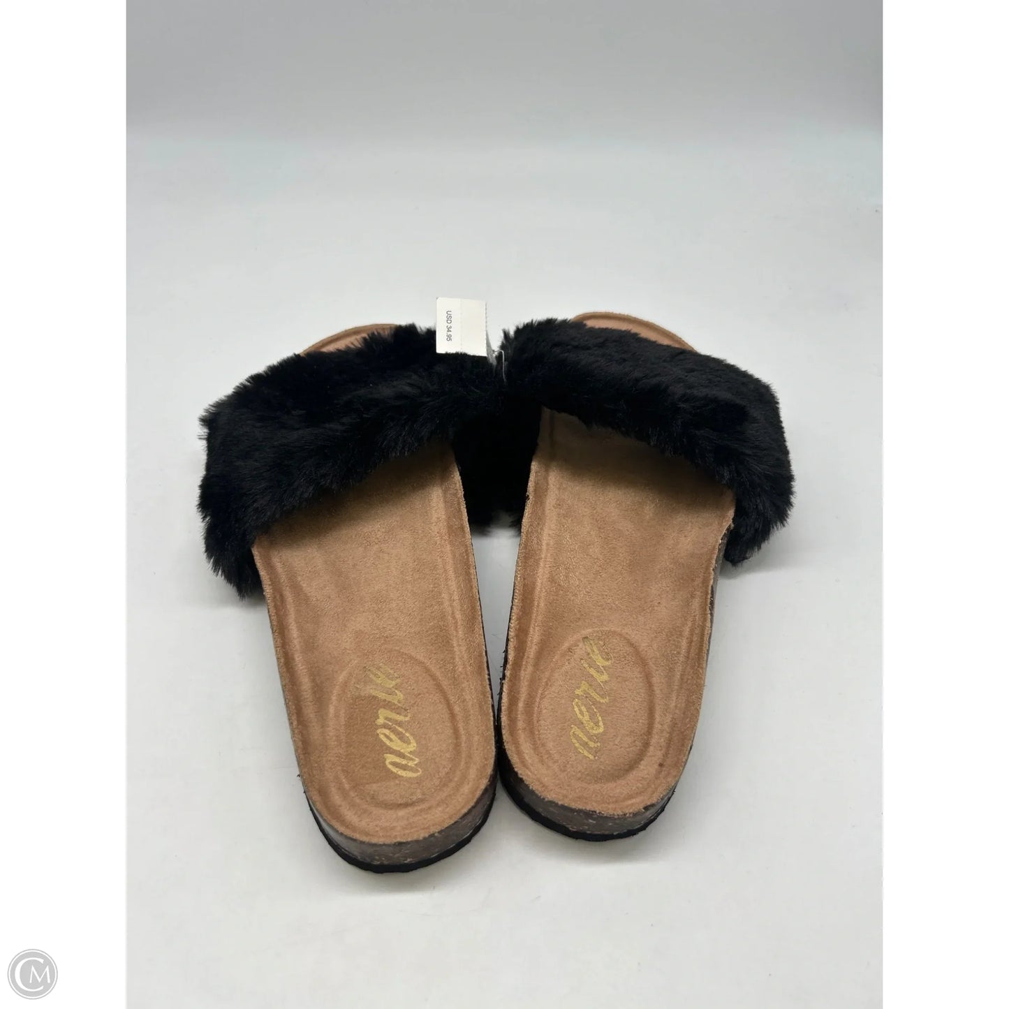 Sandals Flats By Aerie In Black, Size: 10
