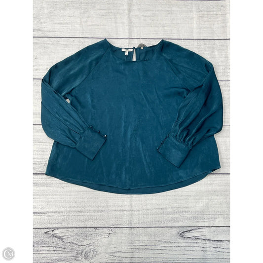 Top Long Sleeve By Maurices In Blue, Size: Xl