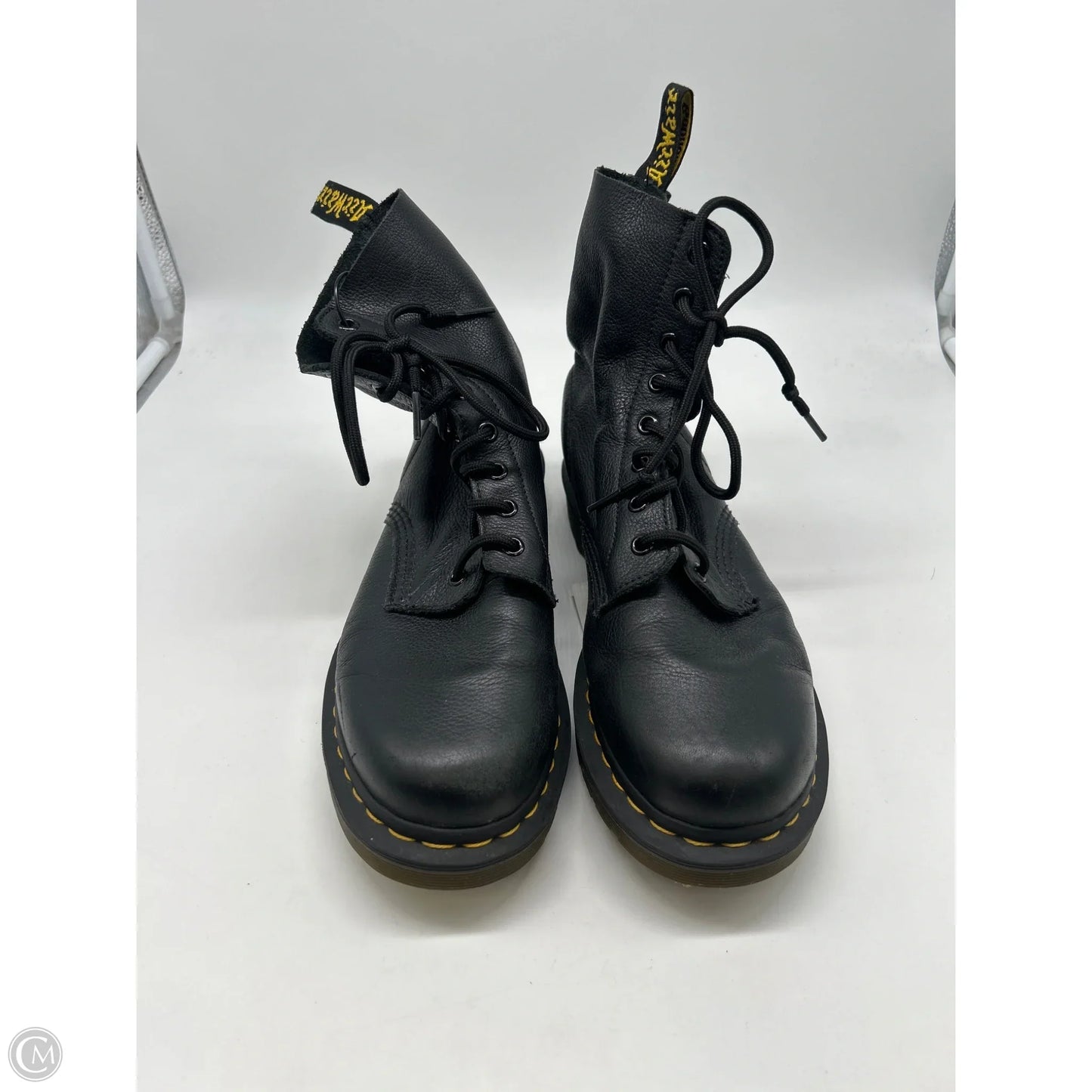 Boots Ankle Heels By Dr Martens In Black, Size: 10