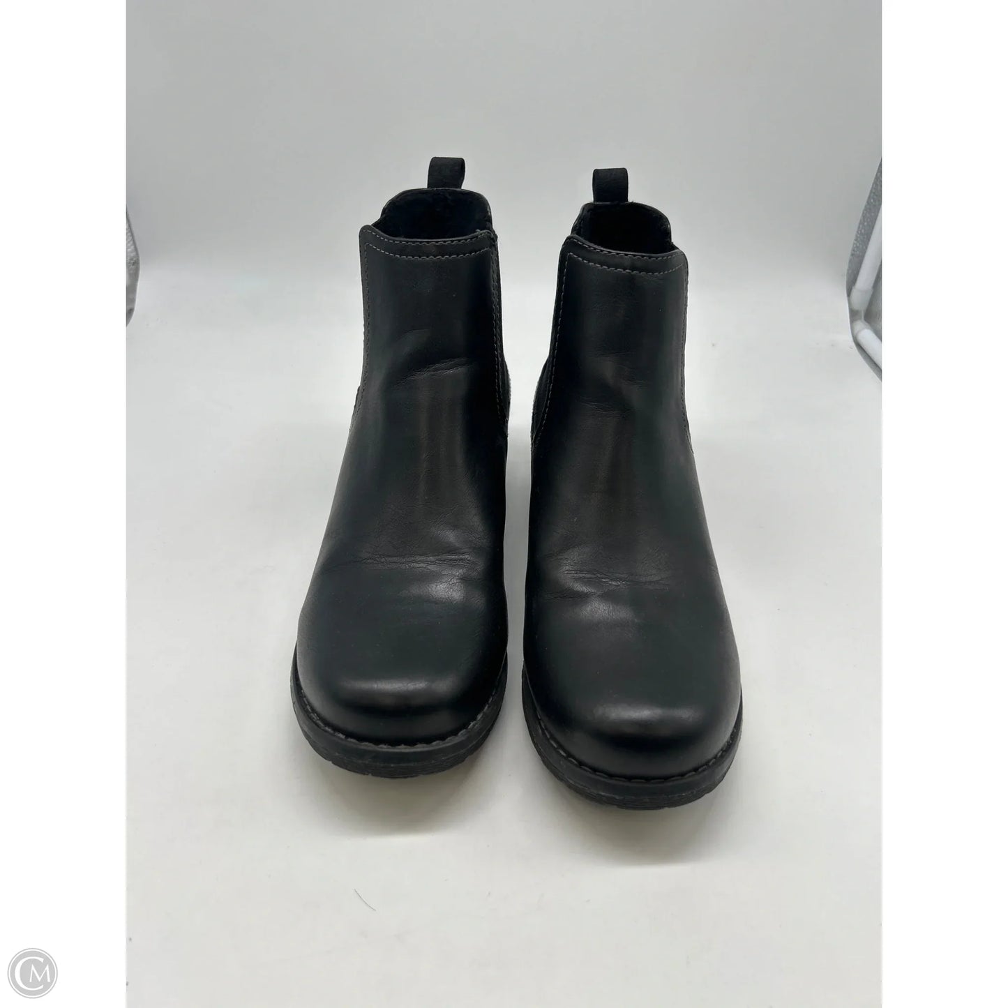 Boots Ankle Heels By Eastland In Black, Size: 8.5
