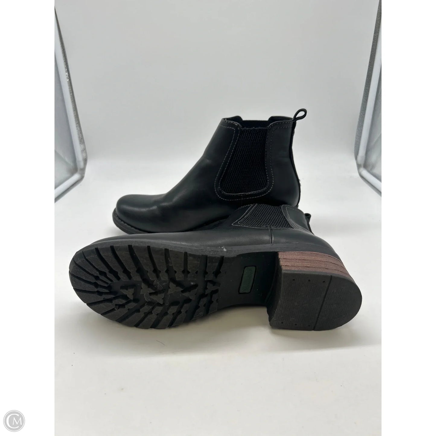 Boots Ankle Heels By Eastland In Black, Size: 8.5