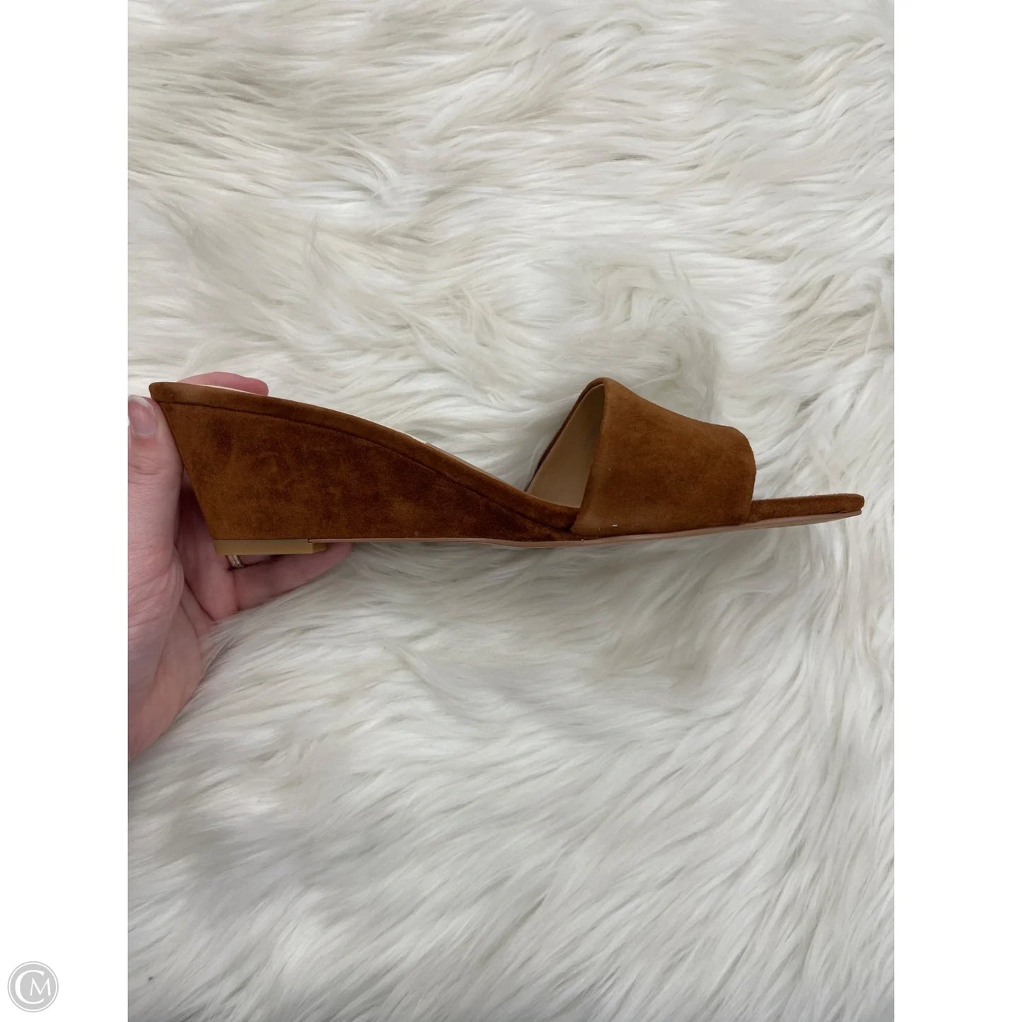 Sandals Heels Wedge By Dolce Vita In Brown, Size: 8