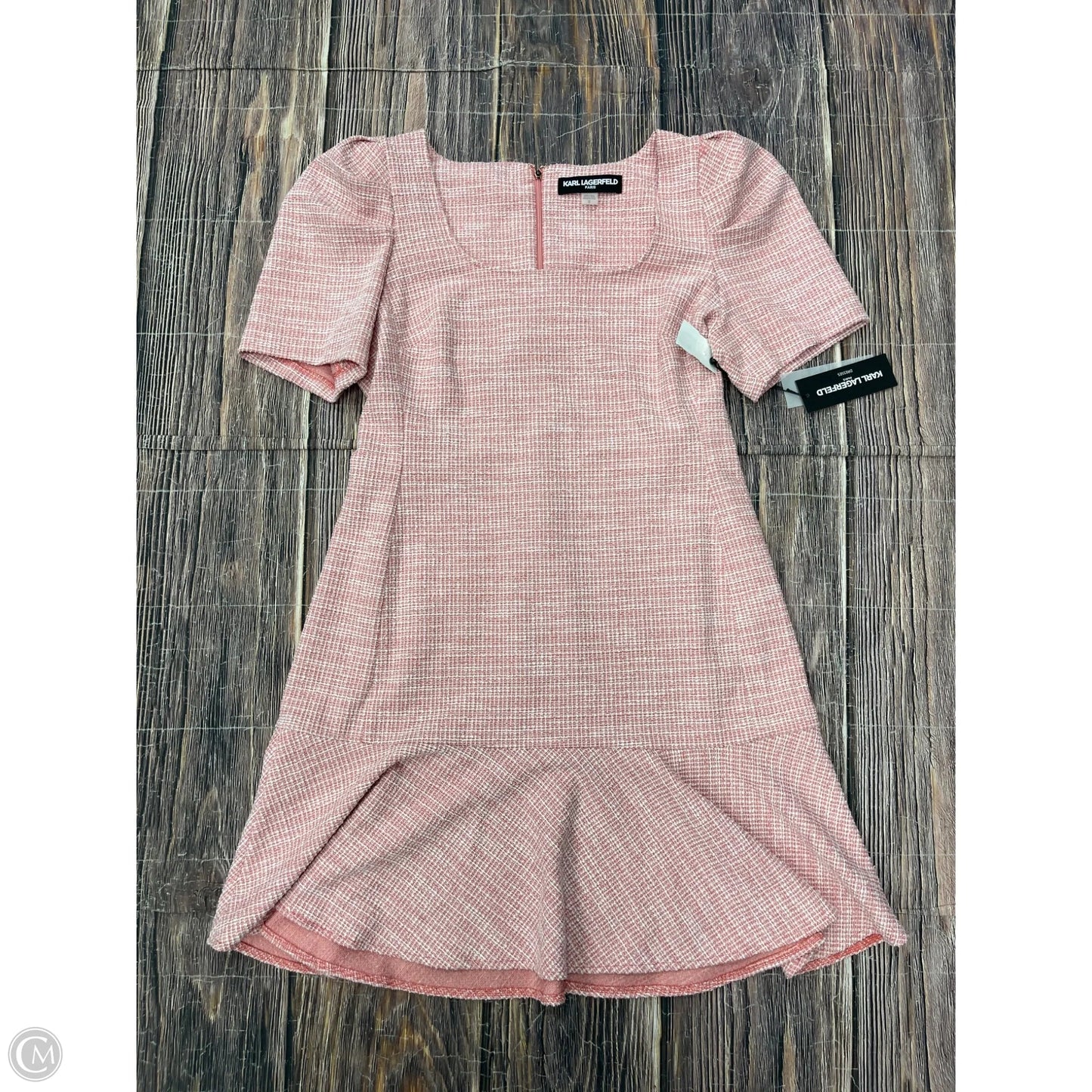Dress Designer By Karl Lagerfeld In Pink, Size: 12