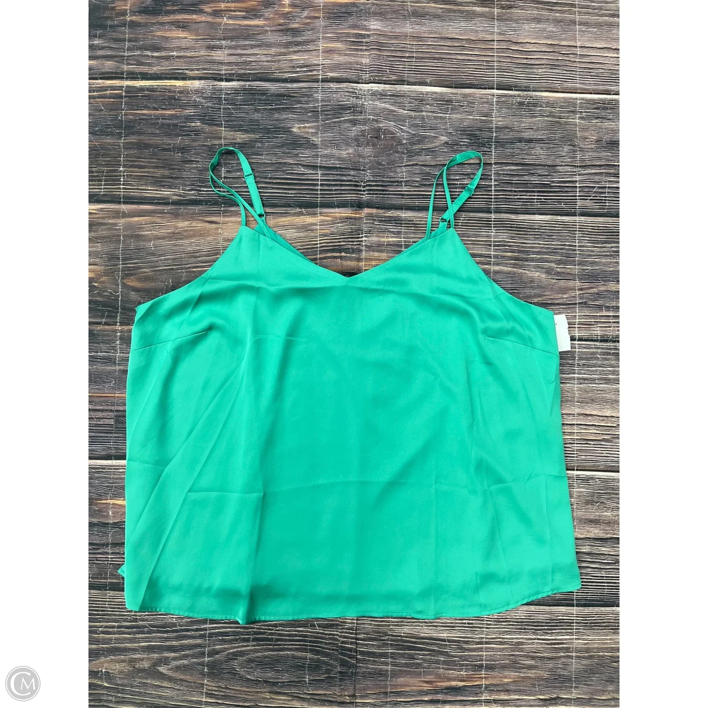 Tank Top By Skies Are Blue In Green, Size: 2x
