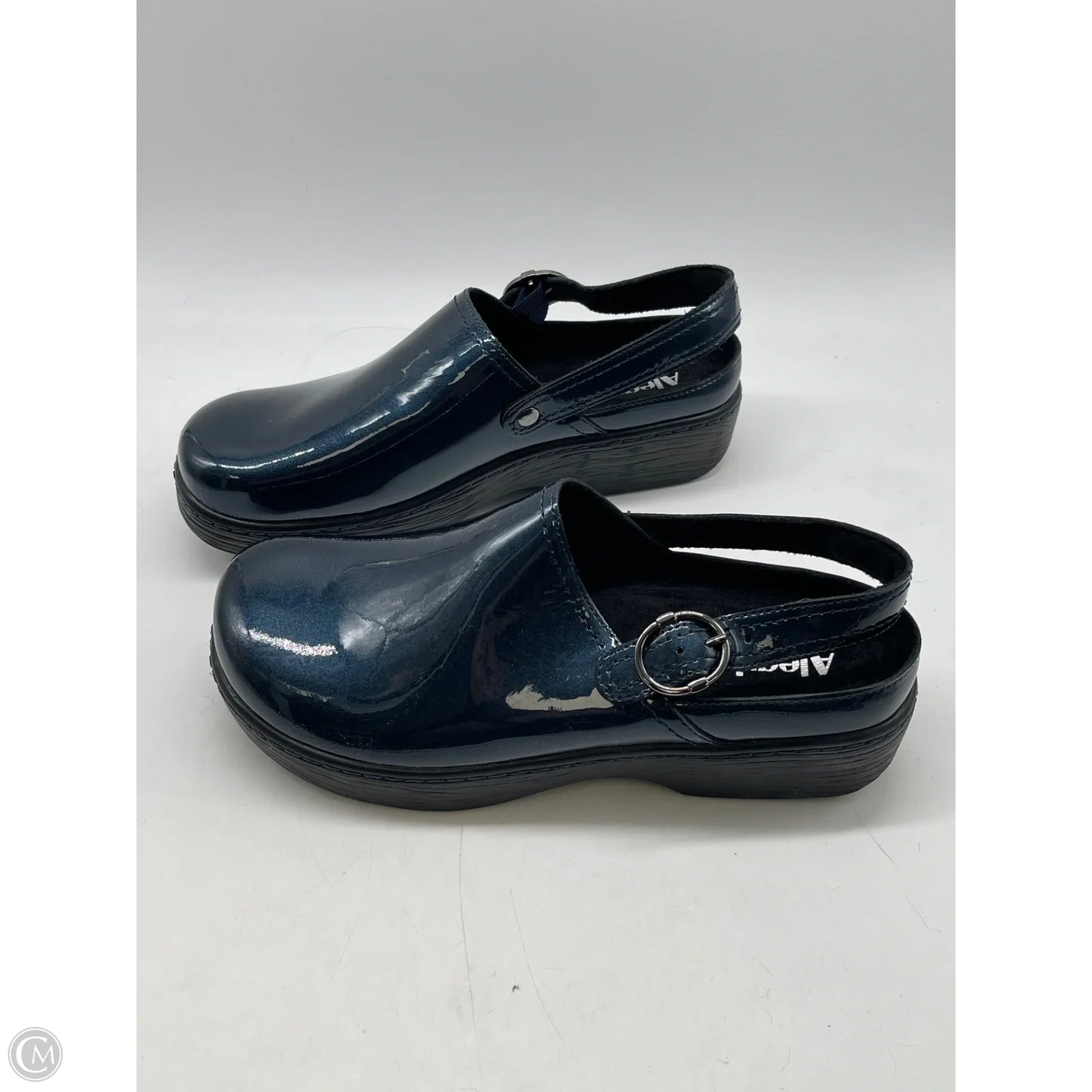 Shoes Heels Platform By Alegria In Blue, Size: 8