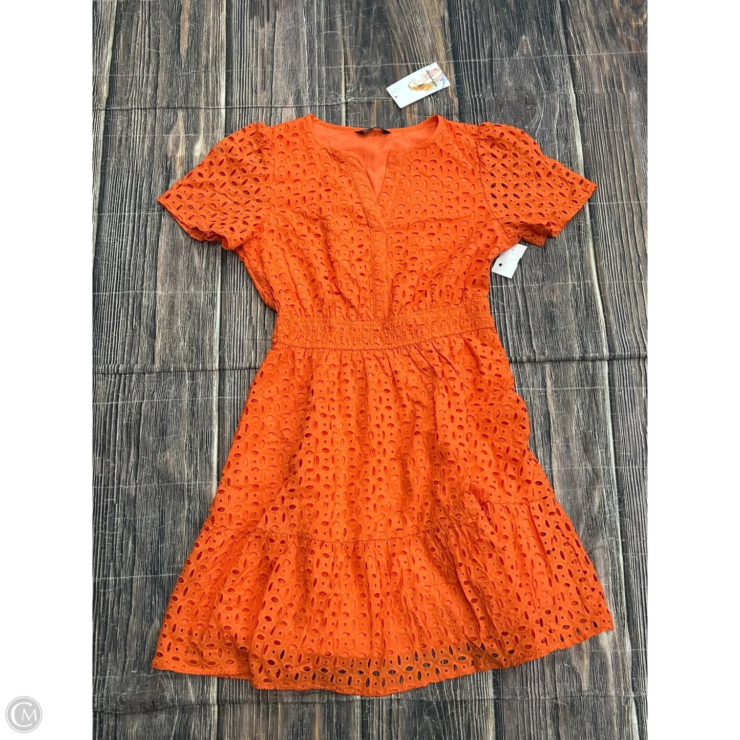 Dress Casual Short By Prettygarden In Orange, Size: S