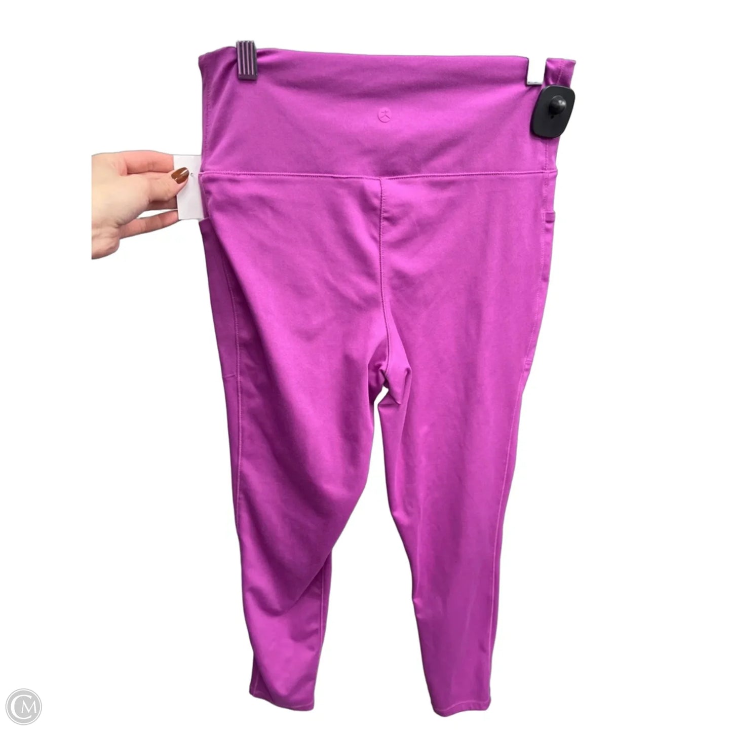 Athletic Leggings By Danskin In Purple, Size: L