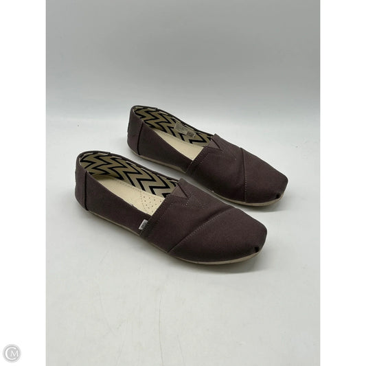 Shoes Flats By Toms In Grey, Size: 8