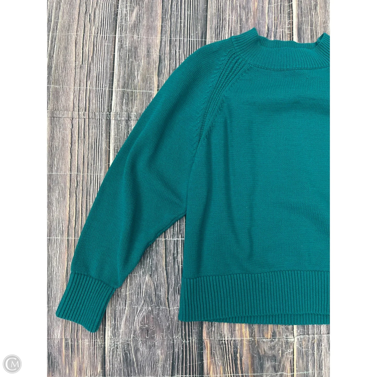 Sweater By Ann Taylor In Green, Size: 2x