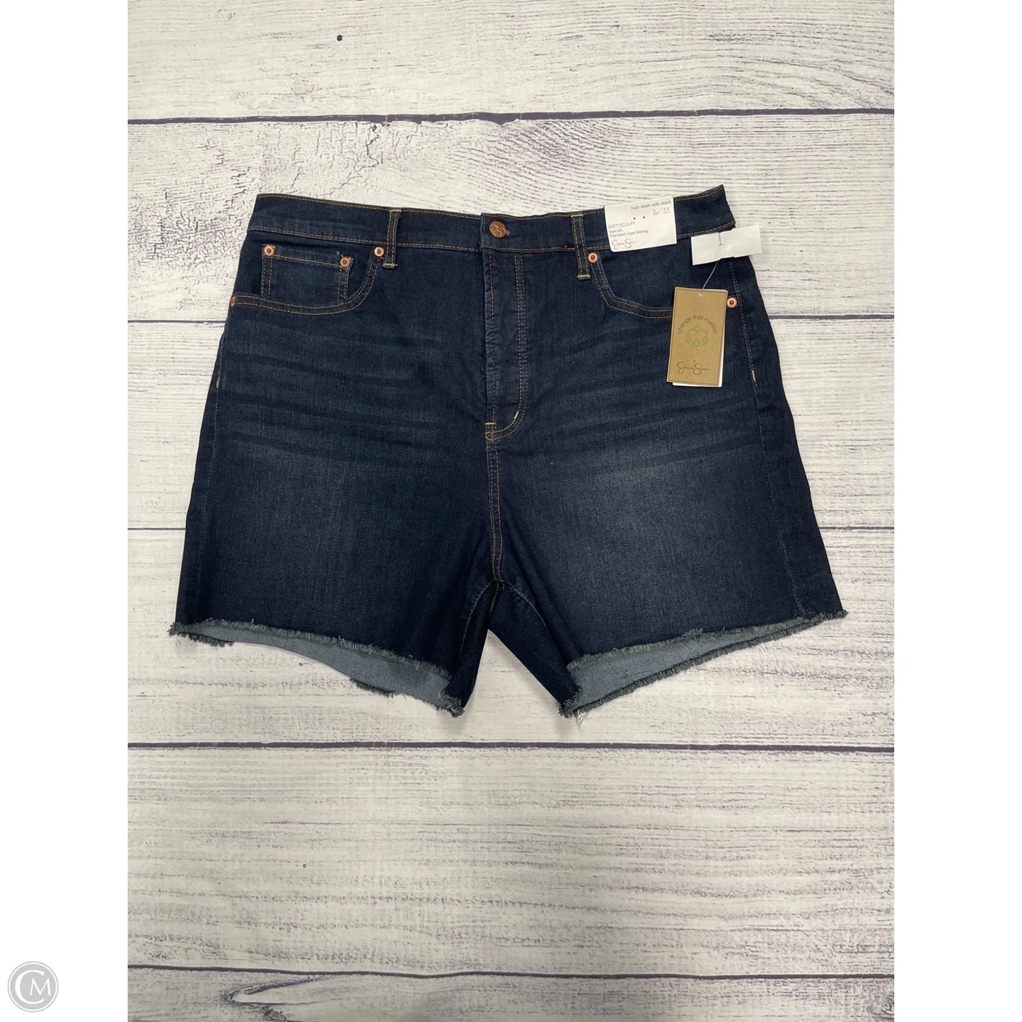 Shorts By Jessica Simpson In Blue Denim, Size: 16