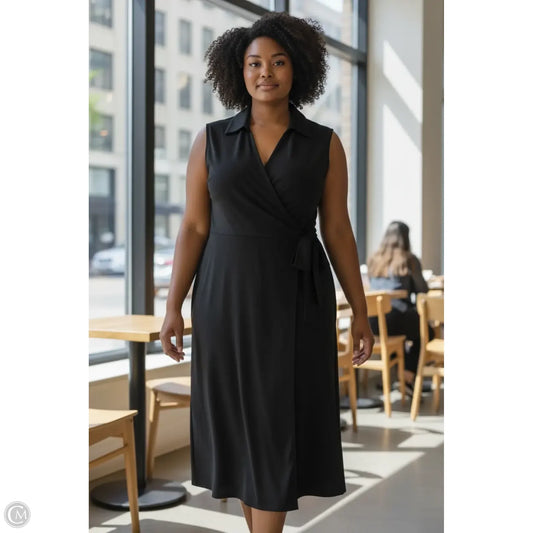 Dress Casual Maxi By Worthington In Black, Size: 2x