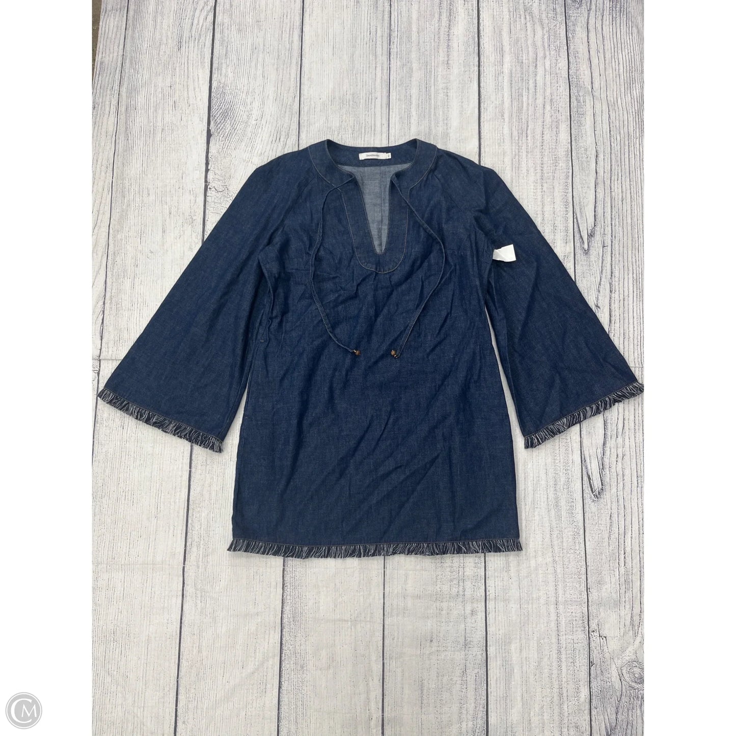 Dress Casual Short By ZIMMERMANN In Blue Denim, Size: 2