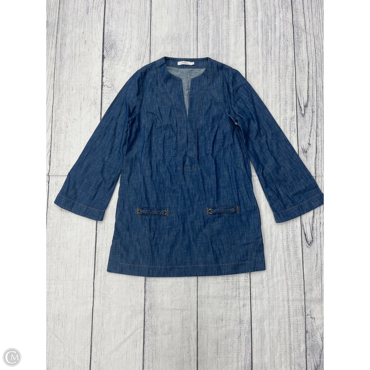 Dress Casual Short By ZIMMERMANN In Blue Denim, Size: 2