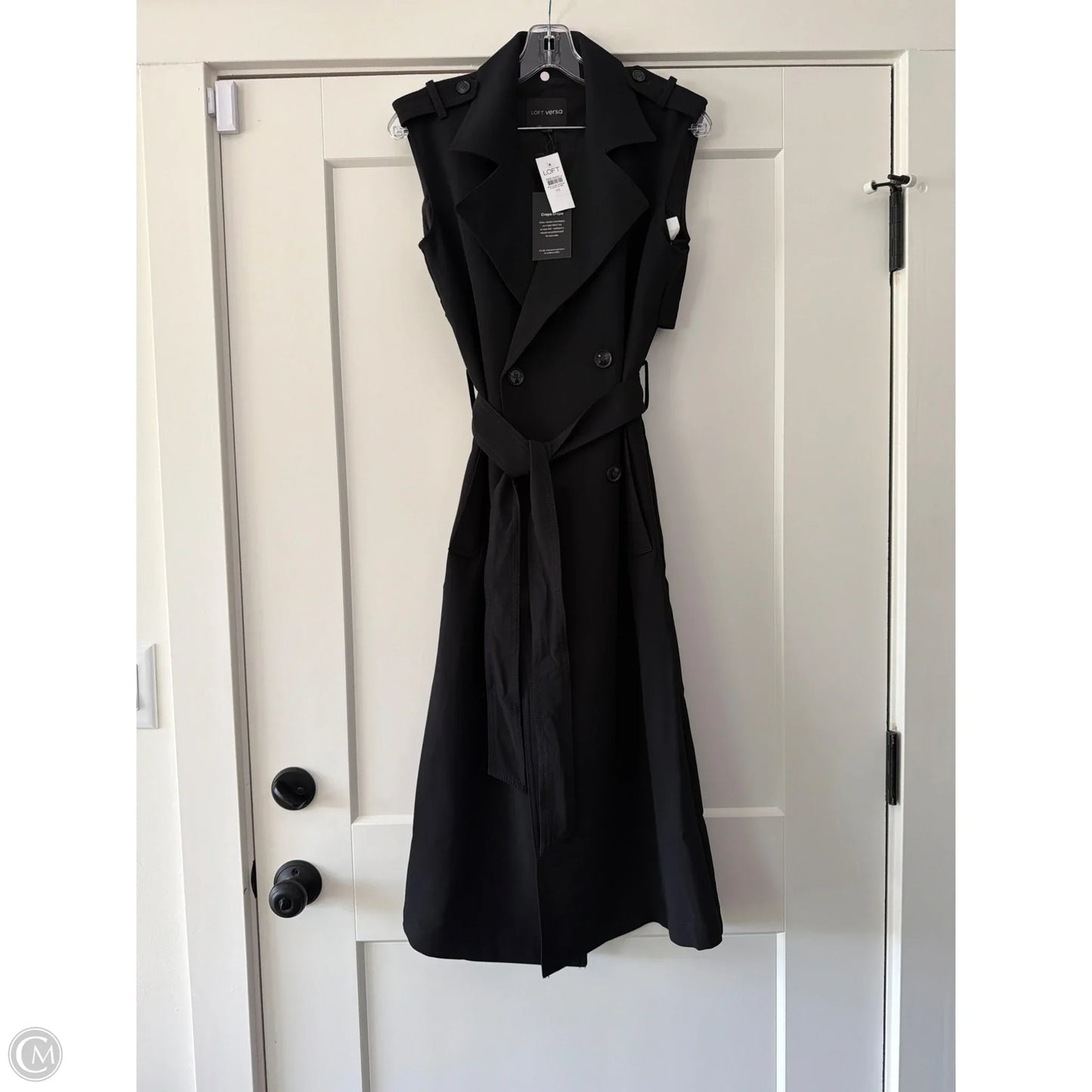 Coat Other By Loft In Black, Size: Xs