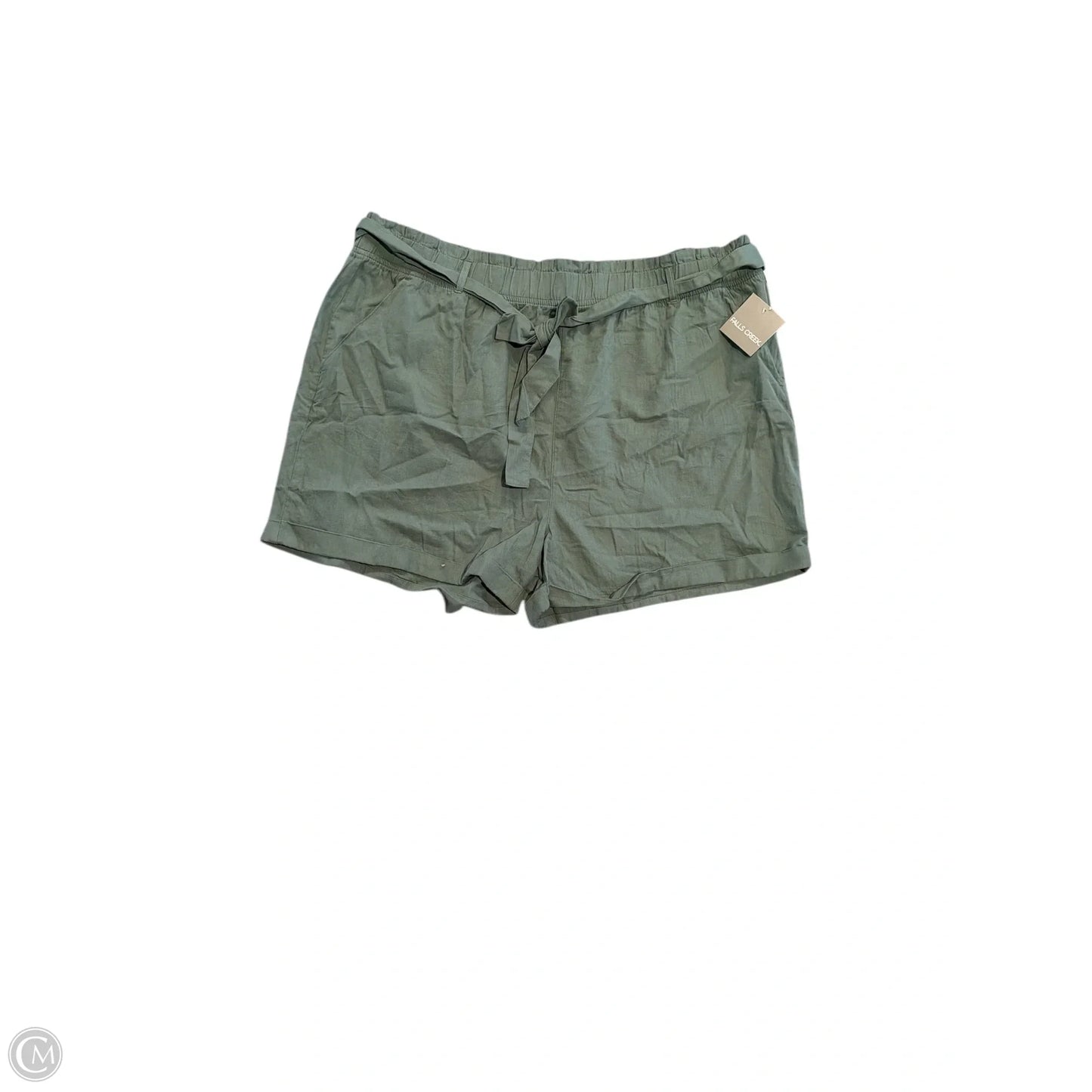 Shorts By Falls Creek In Green, Size: 3x