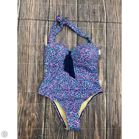 Swimsuit By Clothes Mentor In Blue & Purple, Size: 10