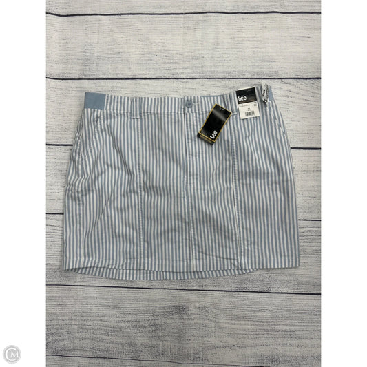 Shorts By Lee In Blue & White, Size: 20