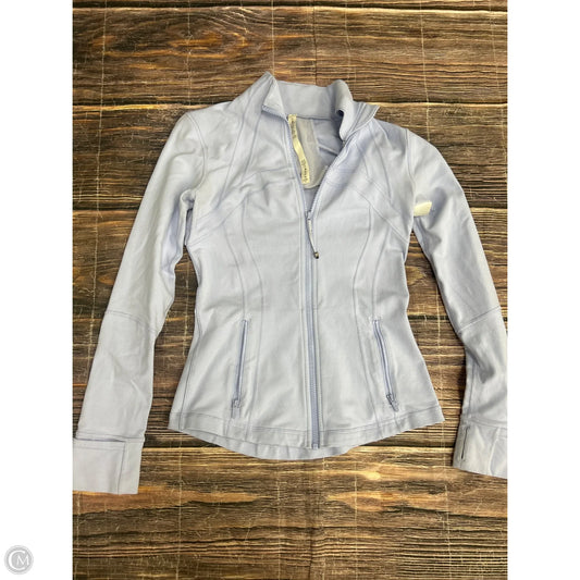 Athletic Jacket By Lululemon In Blue, Size: 6