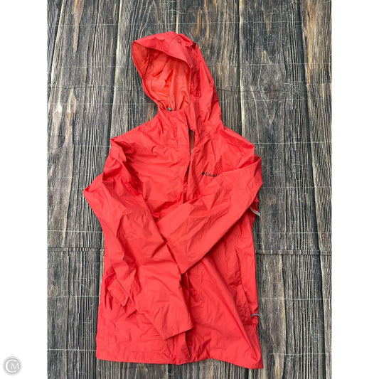Jacket Windbreaker By Columbia In Pink, Size: S