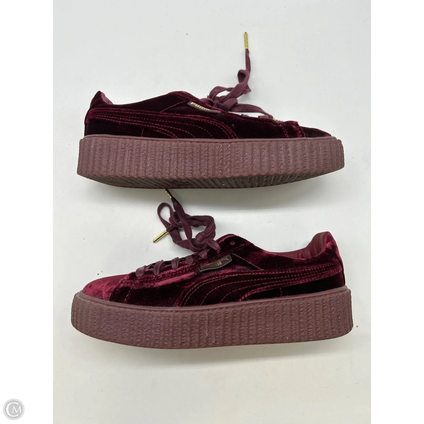 Shoes Sneakers By Puma In Maroon, Size: 8