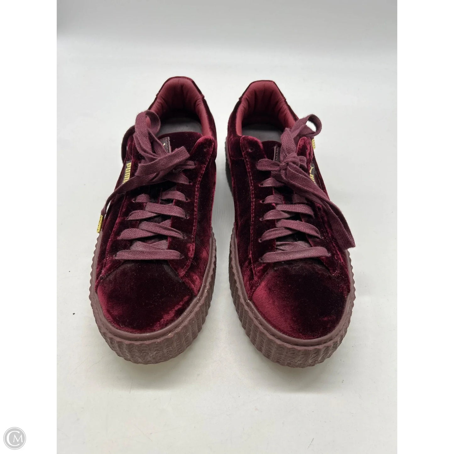 Shoes Sneakers By Puma In Maroon, Size: 8