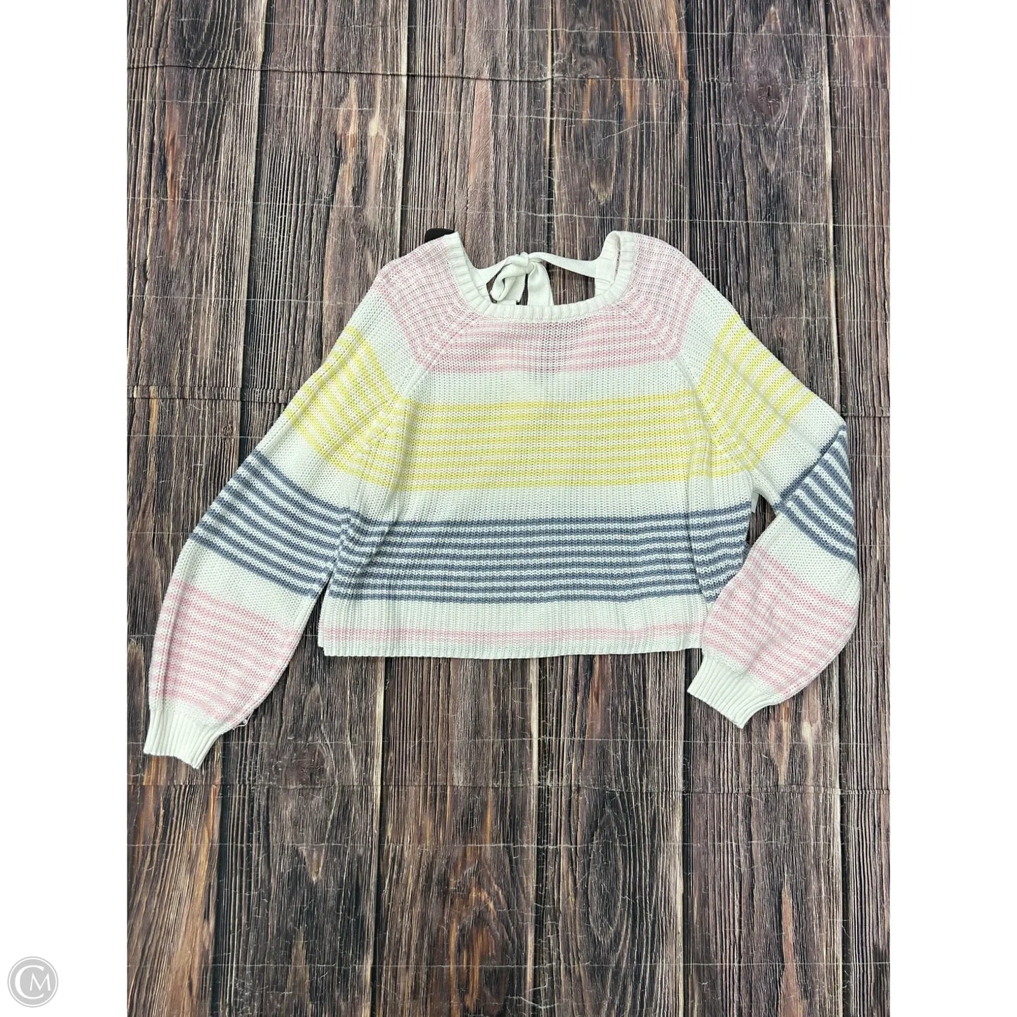 Sweater By Altard State In Striped Pattern, Size: M