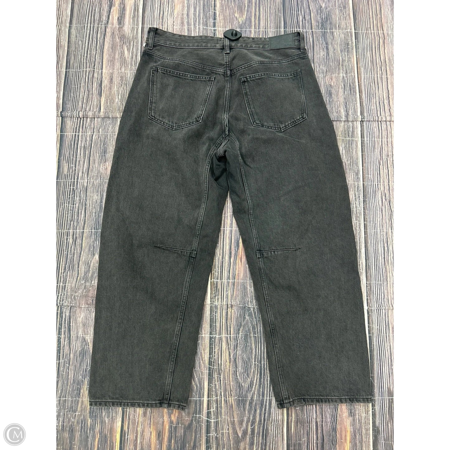 Jeans Wide Leg By Madewell In Black Denim, Size: 8