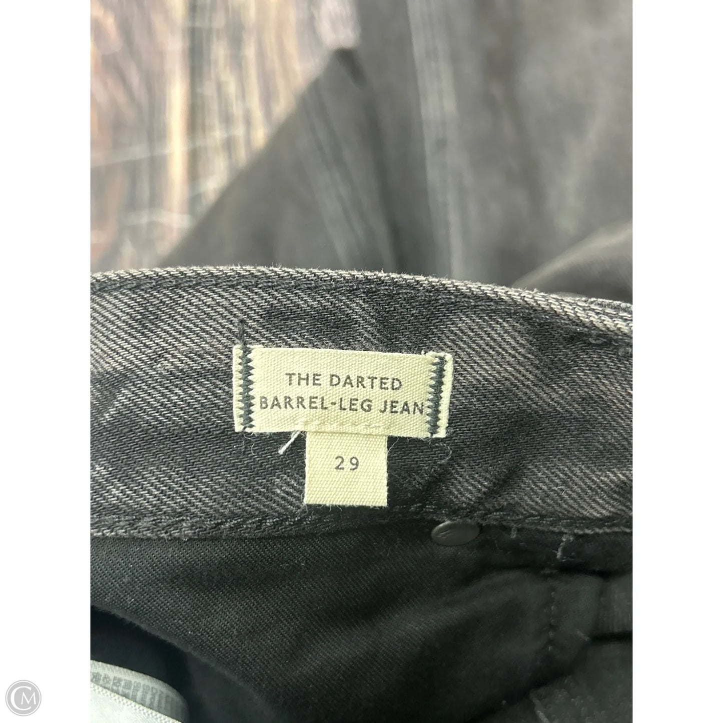 Jeans Wide Leg By Madewell In Black Denim, Size: 8