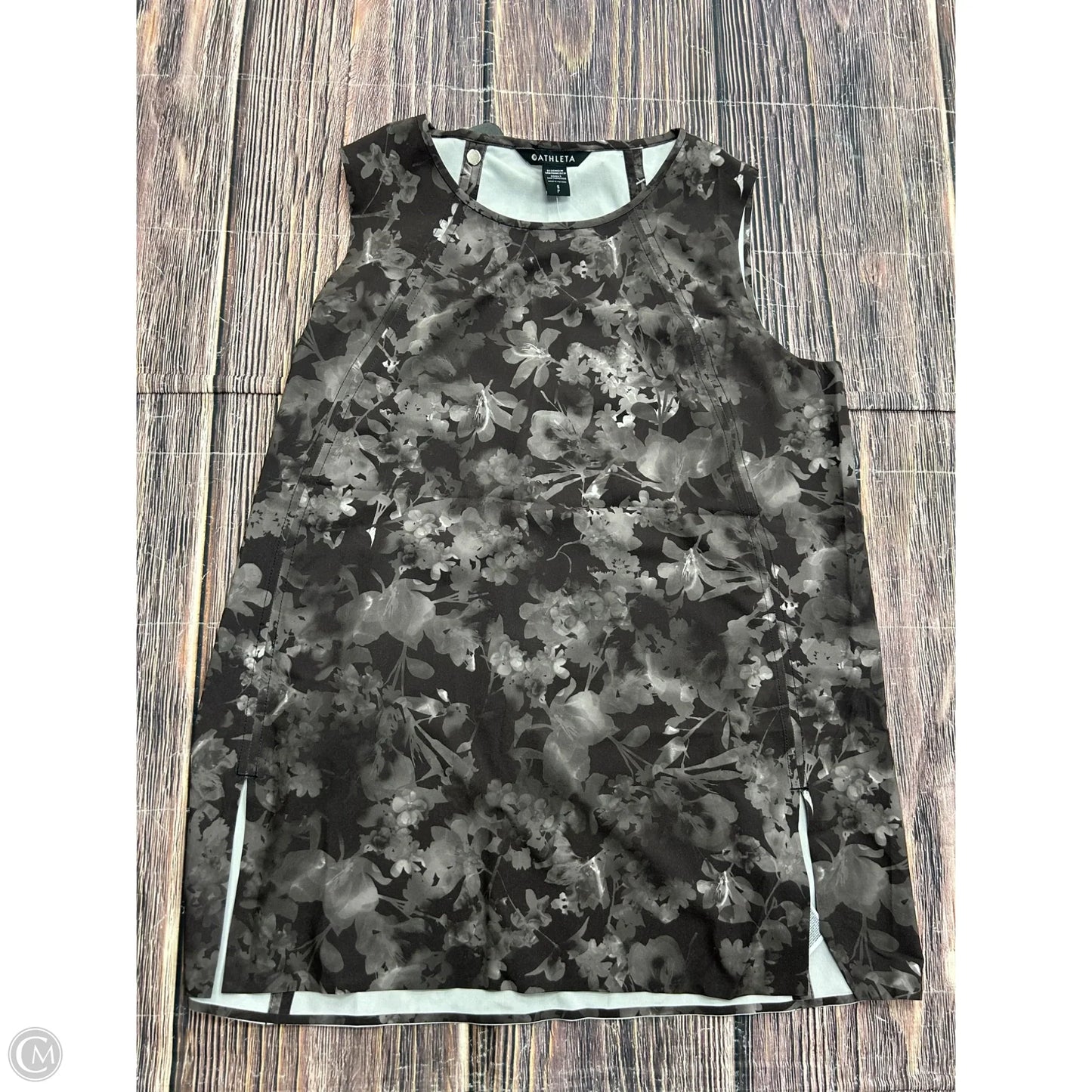 Athletic Tank Top By Athleta In Floral Print, Size: S