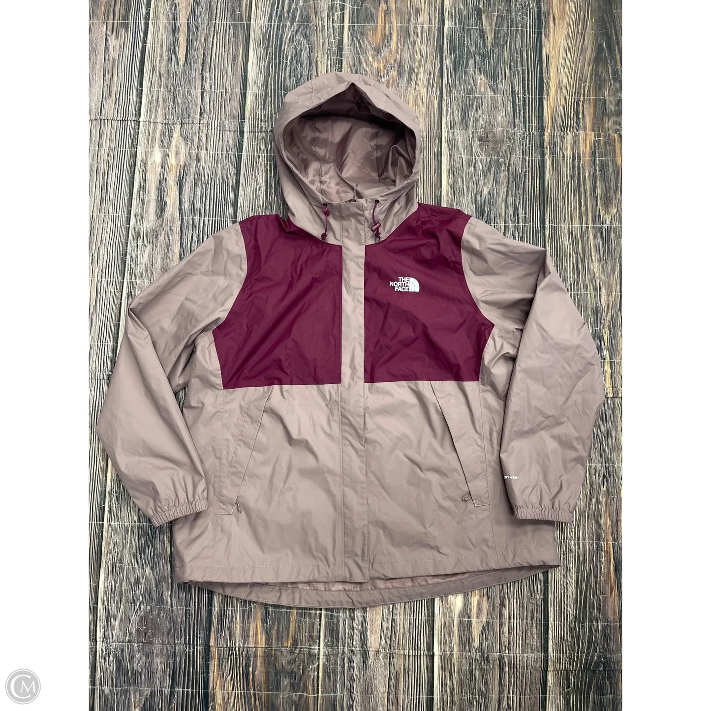 Jacket Windbreaker By The North Face In Purple, Size: 2x