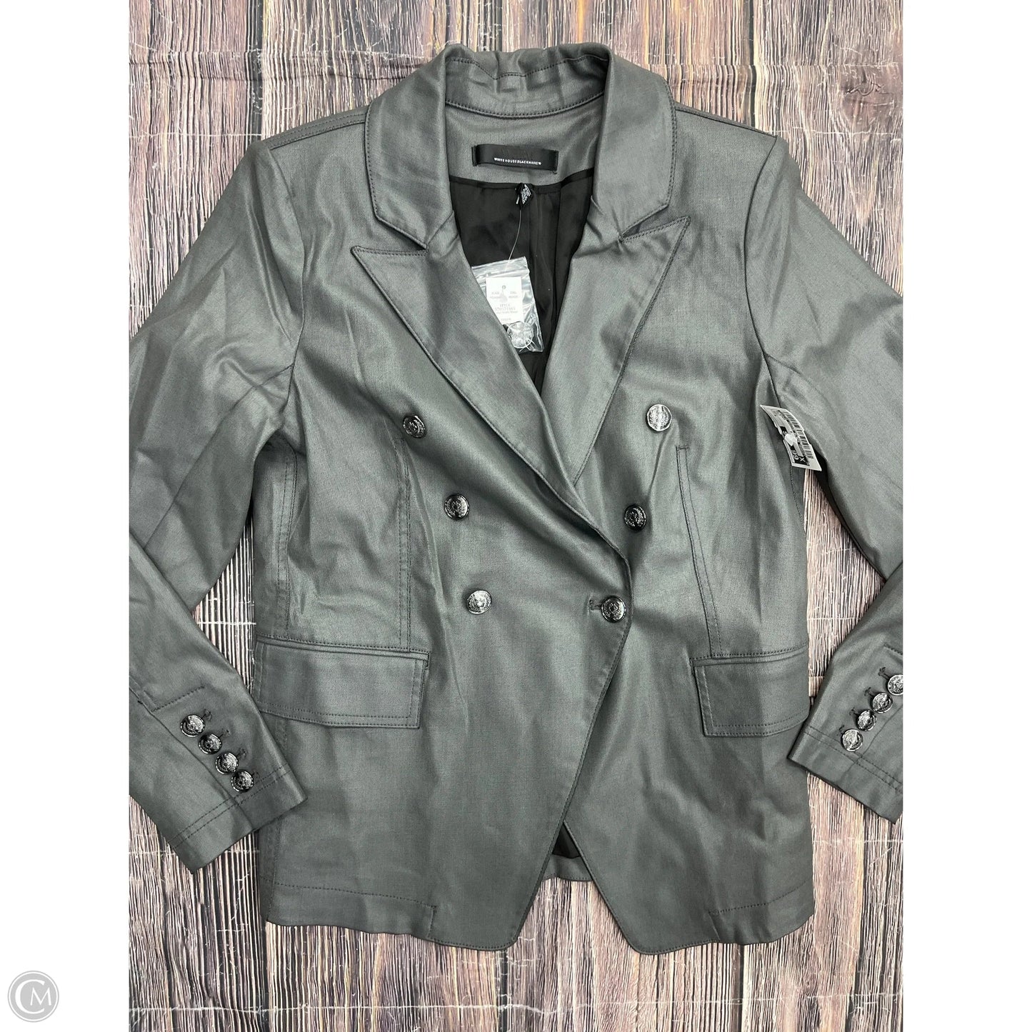 Blazer By White House Black Market In Grey, Size: 8