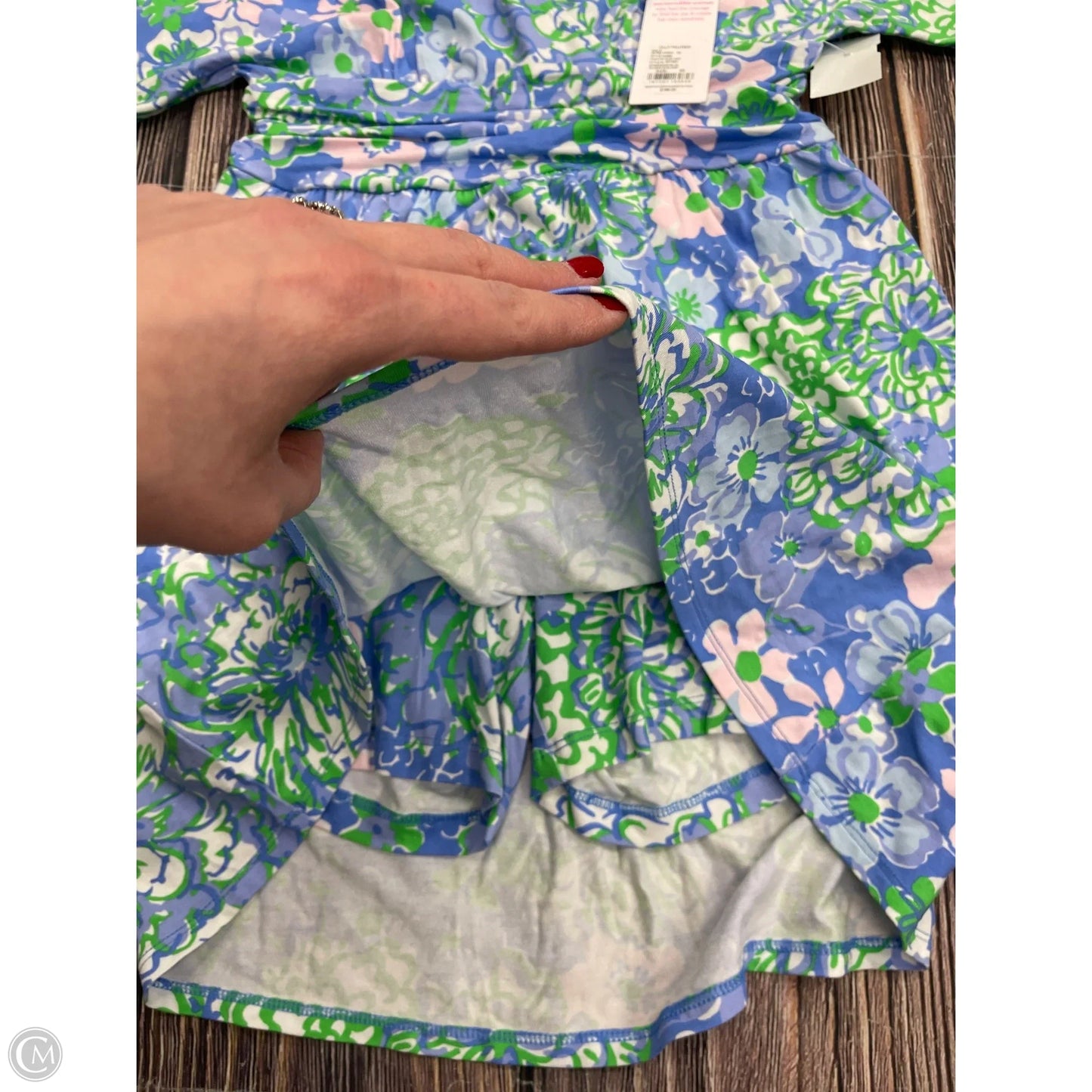 Romper Designer By Lilly Pulitzer In Floral Print, Size: Xs