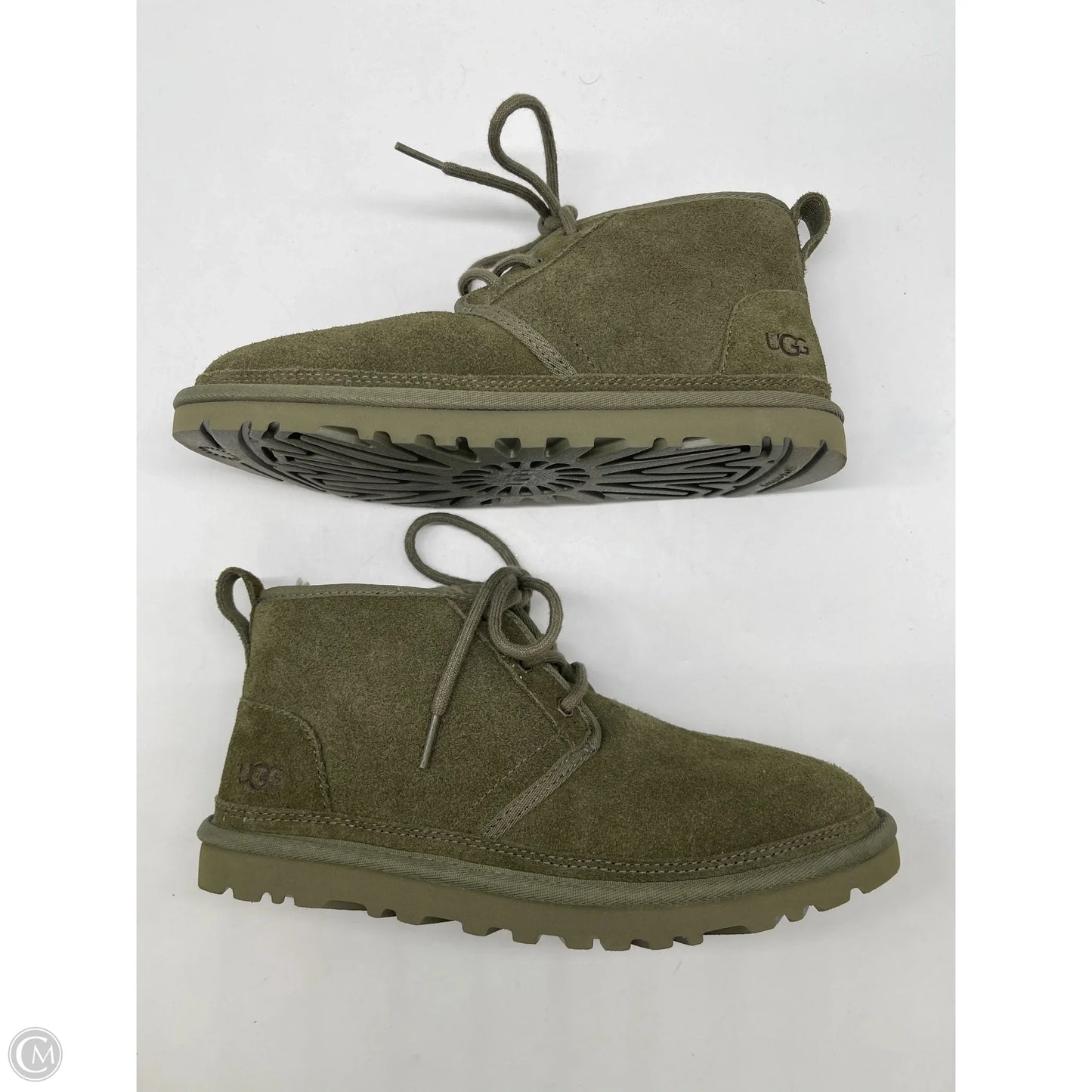 Boots Designer By Ugg In Green, Size: 8