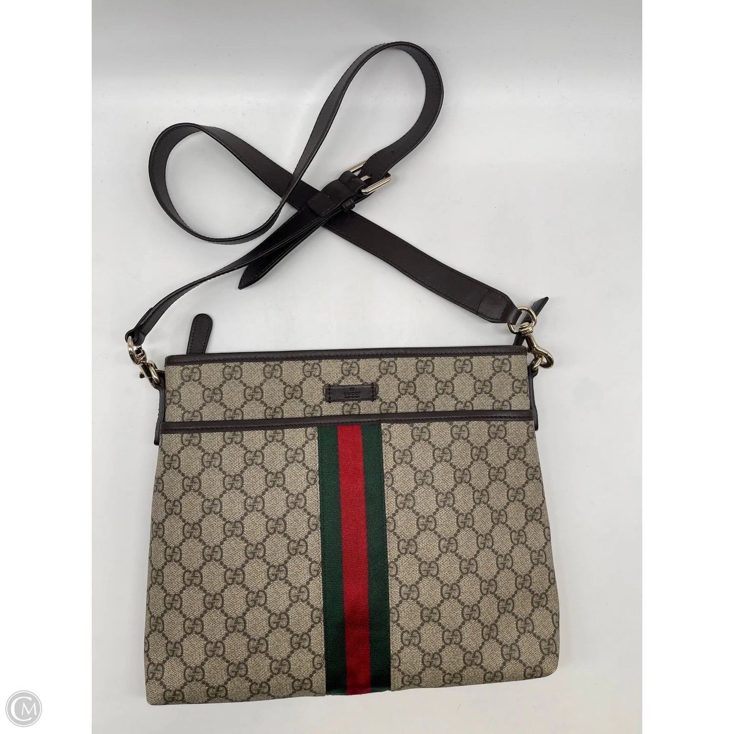 Crossbody Luxury Designer By Gucci, Size: Medium