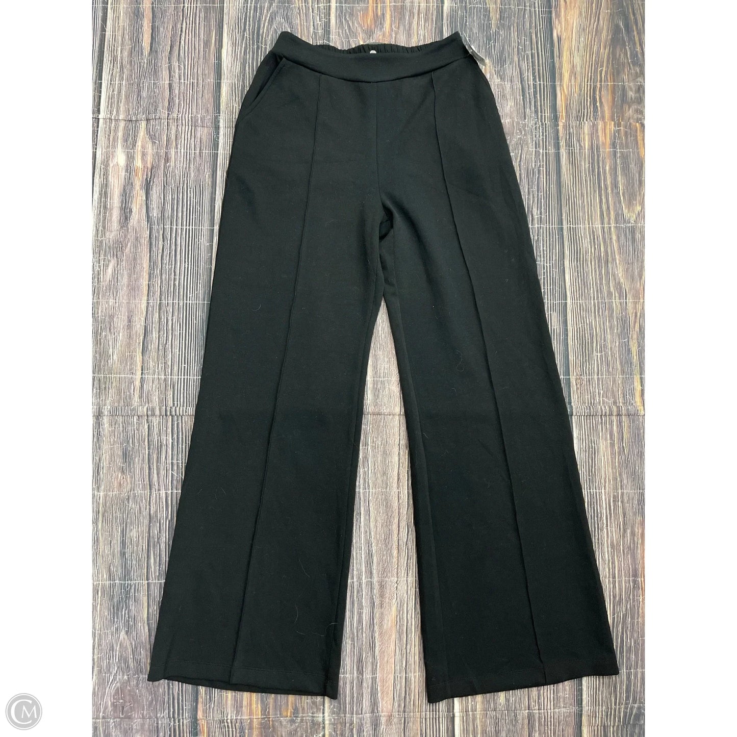 Pants Wide Leg By Scoop In Black, Size: S